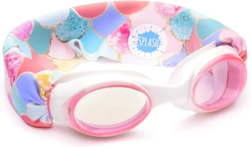 Miniatura 11 de Splash - Gafas de natación con correa de tela, colección Pink & Purples, divertidos, a la moda y cómodos, para adultos y niños