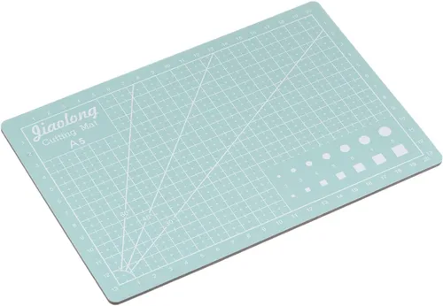 Miniatura 3 de HARFINGTON Alfombrilla de corte autorreparable A5 de 9 x 6 pulgadas, tabla de cortar de doble cara para manualidades, trabajo de arte, corte