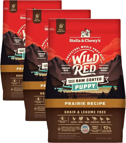 Miniatura 12 de Stella & Chewy's Wild Red - Alimento seco para perros con recubrimiento crudo, con alto contenido de proteínas y sin legumbres, receta de pradera