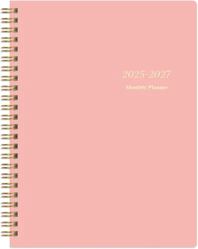 Miniatura 9 de Agenda mensual 2025-2027, julio 2025 a junio 2027, calendario mensual de 2 años 2025-2027, 7.5" x 10", calendario de 24 meses con objetivos y lista