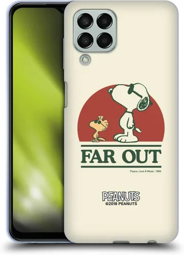 Miniatura 338 de Head Case Designs Funda de gel Woodstock 50th con licencia oficial de Peanuts Snoopy Guitar 1969 [protección de grado militar] compatible