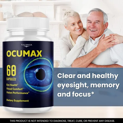 Miniatura 5 de OcuMax Cápsulas OcuMax OcuMax Advanced Eye Health Support Máxima Fuerza, Suplemento Todo Natural Vitaminas para Salud General y Apoyo al Bienestar