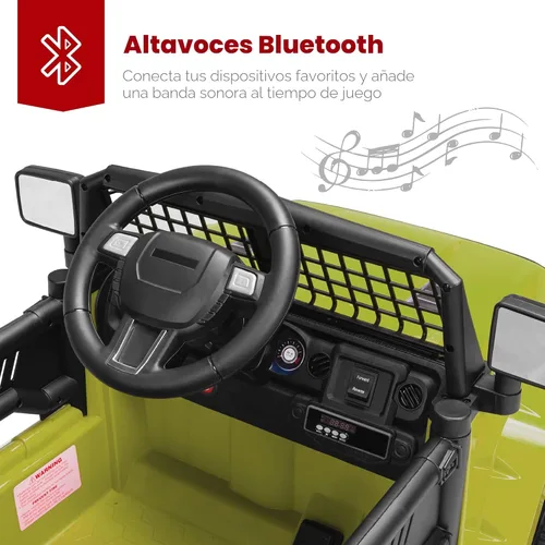 Miniatura 6 de Productos de la mejor elección, camioneta de juguete para montar de 12 V para niños con control remoto para padres, suspensión de resortes, luces