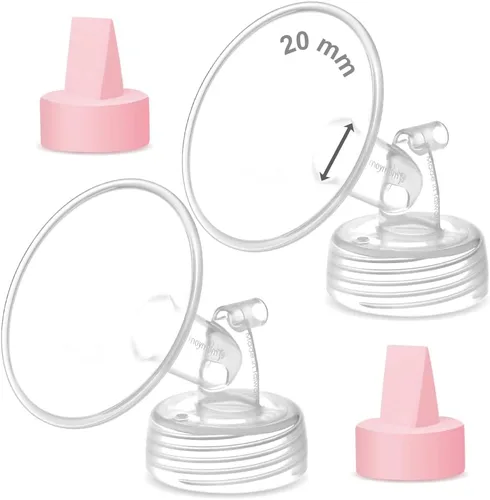 Miniatura 18 de 2X 17 mm Maymom Piezas de bomba de cuello ancho Compatibles con bombas Spectra S1/S2; Incluye bridas de boca ancha; No es una brida original