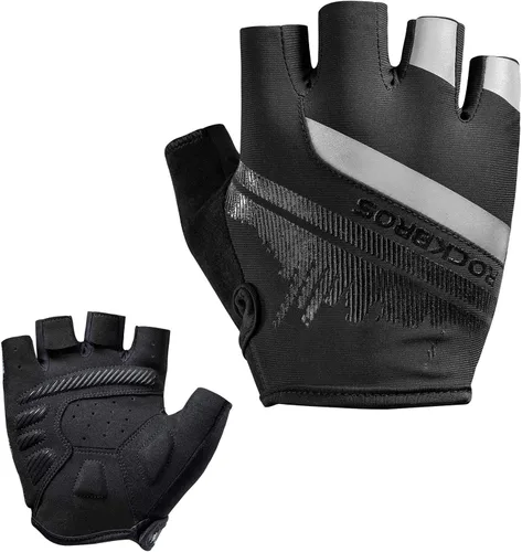 ROCKBROS - Guantes de ciclismo de montaña para hombre, guantes de ciclismo con pantalla táctil, antideslizantes, MTB, guantes de ciclismo de
