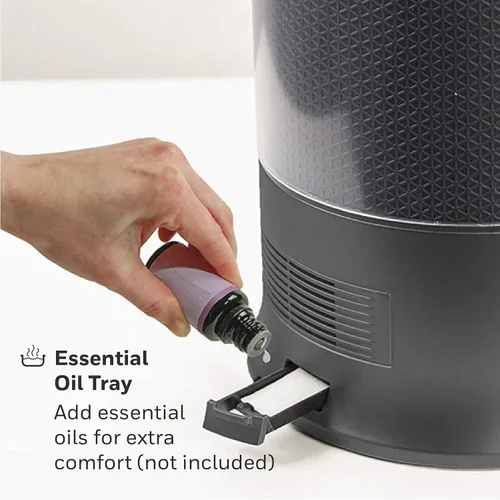 Miniatura 4 de Honeywell Designer Series Humidificador de niebla fría, humidificadores de habitación, color negro
