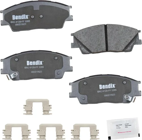 Miniatura 140 de Pastillas de freno delanteras cerámicas Bendix Priority1 CFC2302 para Hyundai Elantra 2021, Sonata 2022-2020, Kia K5 2023-2021