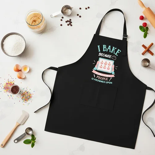 Miniatura 7 de Defresit Paquete de 2 delantales divertidos para hornear para mujeres y hombres, delantales de cocina con bolsillos, Día de la Madre, cumpleaños