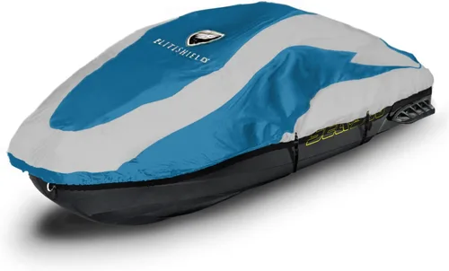 Miniatura 15 de EliteShield Funda para Jet Ski Remolcable, Cubierta PWC de Poliéster 600D Teñido en Solución de Grado Marino Resistente e Impermeable, Se Adapta