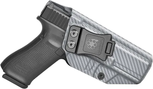 Miniatura 14 de Amberide IWB Kydex Holster for Glock 17/22 / 31/34 Gen 1-5, Concealed Carry, MOS and Non-MOS Options Available, Adjustable Cant, Posi-Click Fibra