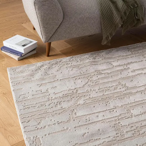Miniatura 13 de Revival Rugs Ebb - Alfombra de Área lavable de 5 pies 3 x 8 pies para sala de estar o dormitorio, 100% reciclada, certificado Oeko-TEX, pelo Beige
