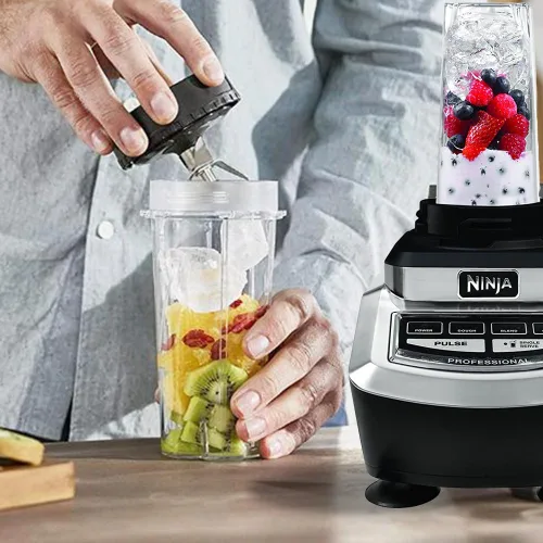Miniatura 5 de Paquete de 2 vasos de 16 onzas para licuadora Ninja BL660/BL740 30/BL770/BL770AMZ/BL771/BL773CO/BL780/BL810/Fit Compact Personal Blender