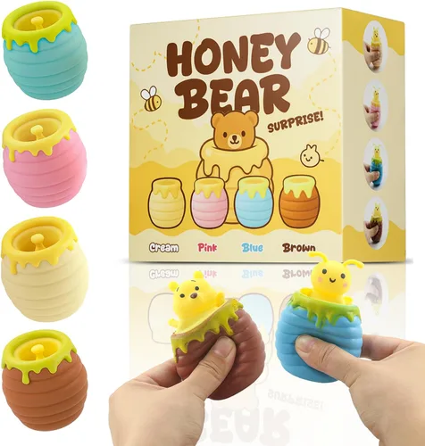 Miniatura 8 de Juguete sensorial misterioso y esponjoso, para aliviar el estrés y la ansiedad, para niños y adultos, lindo juguete para apretar, cesta de Pascua