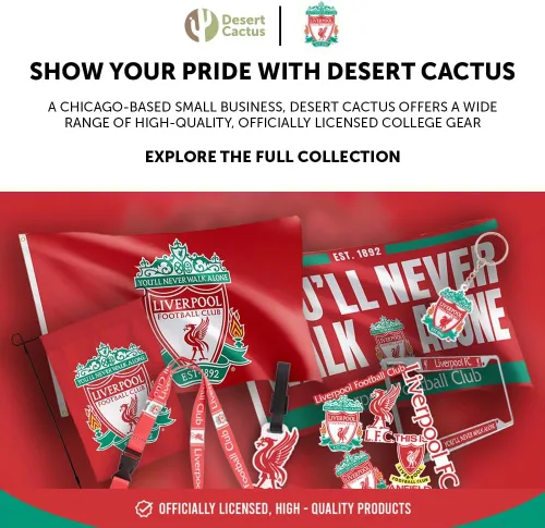 Miniatura 7 de Desert Cactus Liverpool FC LFC - Bandera de jardín – 19 x 12 pulgadas, bandera del Liverpool FC, para exhibición al aire libre y eventos