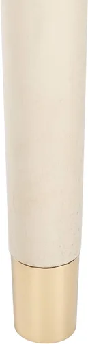Miniatura 8 de Safavieh Escritorio moderno de 1 cajón blanco lavado y dorado Blanco lavado / dorado