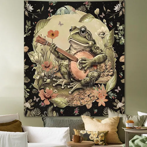 Miniatura 14 de Apdidl Tapiz en blanco y negro de noche estrellada, tapices de montaña para dormitorio, tapiz estético de luna y estrellas, tapiz de pared