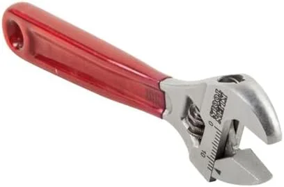 Miniatura 5 de Klein Tools D506-4 Llave de accionamiento ajustable, forjada con acabado cromado pulido y un mango sumergido de plástico, 4 pulgadas