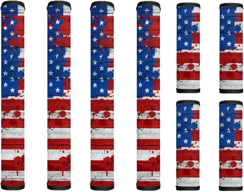 Miniatura 44 de America250 Refrigerator Door Handle Covers Set of 8 Fridge Oven Dishwasher Kitchen Appliance Protector for 250 Years of American Independence Get