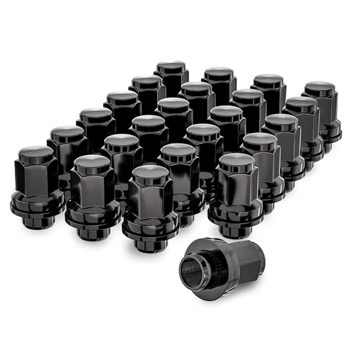 Miniatura 10 de YIZBAP 20 tuercas plateadas de 12 x 1.25 pulgadas, tuercas de rueda OEM Mag Washer Style Factory, 1.46 pulgadas de alto 13/16 pulgadas (0.827 in)
