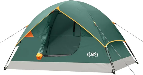 Miniatura 13 de UNP Tienda de campaña de cúpula de 6 personas para 4 estaciones, fácil de montar para acampar y senderismo, ligera y portátil, verde