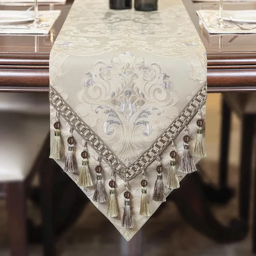 Miniatura 7 de Loom and Mill Juego de 4 manteles individuales de lujo para mesa de comedor, manteles individuales de tela jacquard para mesa de comedor, decoración