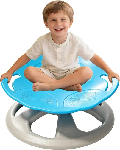 FERUERW Silla giratoria para niños autistas con asa, productos sensoriales para autismo, regalos de juguete sensorial para niños con TDAH/autismo,