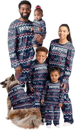 Miniatura 34 de FOCO NFL womens Nfl Team Ugly Pattern Matching Set Family Holiday Pajamas