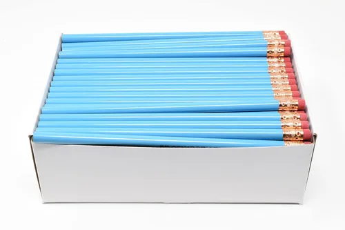 Miniatura 31 de Pencil Guy Lápices redondos en blanco Crema 144 a una caja: No afilados