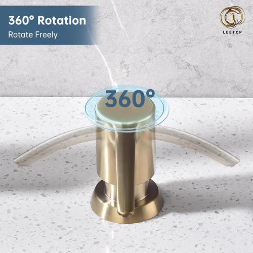 Miniatura 5 de Dispensador de jabón negro sin manchas para fregadero de cocina, dispensador de jabón negro mate con bomba ABS, diseño patentado, botella de jabón