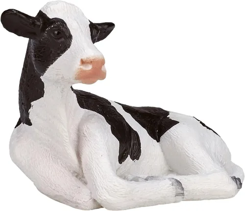 Miniatura 3 de MOJO Holstein - Figura de juguete para ternero acostado