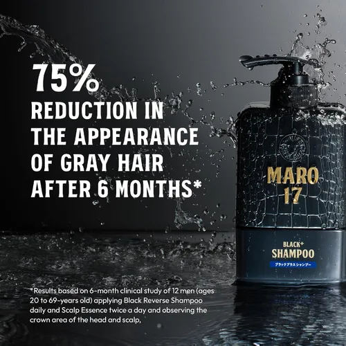 Miniatura 3 de MARO17 Champú Black Plus 13.8 fl oz (11.8 fl oz)