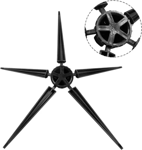 Miniatura 4 de Bonsicoky Soporte portátil para clarinete negro, soporte para clarinete con base plegable de 5 patas (1 unidad)
