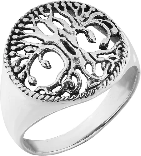 Miniatura 2 de Anillo de plata de ley 925 de AeraVida Inquebrantable Árbol de la Vida