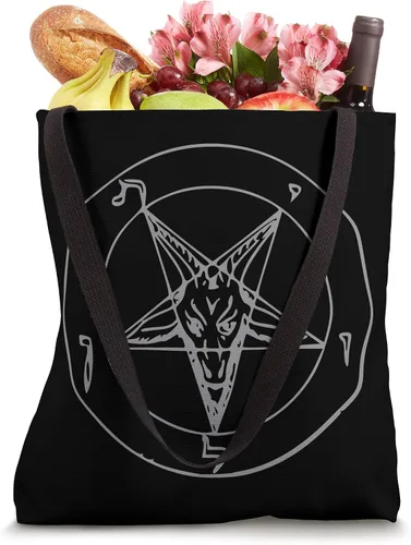 Miniatura 4 de Seal Of Baphomet - Bolsa de mano de cabra de Pentagrama satánico oculto