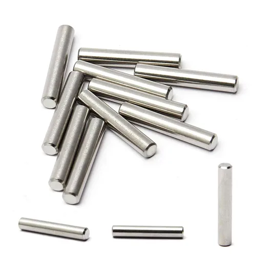 Miniatura 20 de MroMax 100 pasadores cilíndricos de acero inoxidable 304 M1.0.197 x 0.236 in, clavijas de soporte de estante para dispositivos metálicos