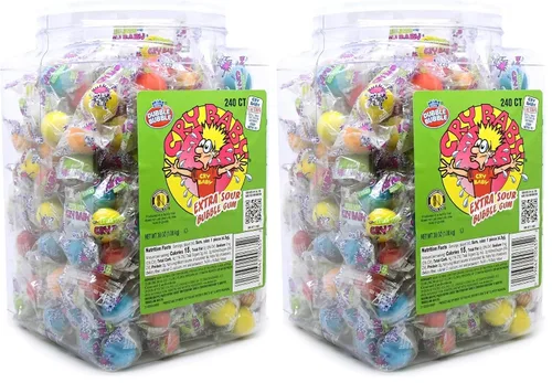 Miniatura 7 de Cry Baby Extra Sour Gum, tarro de 240
