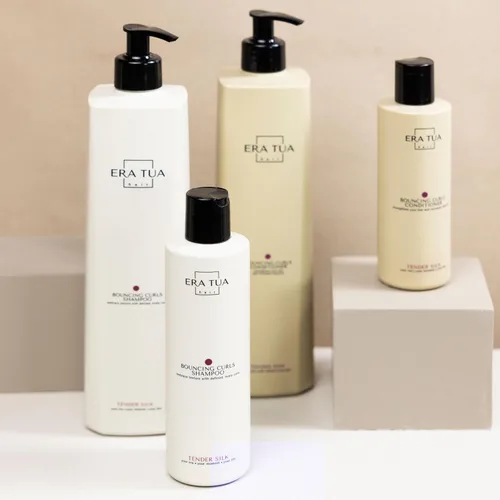 Miniatura 9 de Tender Silk Bouncing Curls Shampoo Fabricado y formulado en Holanda Cuidado para mejorar el cabello rizado Elegante aroma floral y afrutado