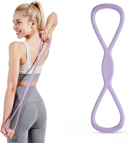 Miniatura 11 de Figura 8 banda de resistencia, figura 8 bandas de resistencia para mujeres y hombres, figura de banda de resistencia para entrenamiento, asas 15