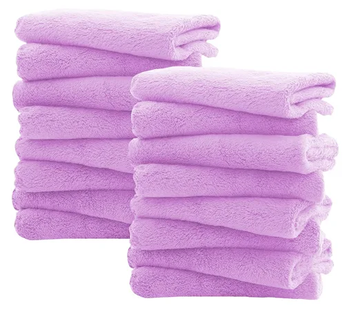 Miniatura 10 de Paquete de 8 pañitos grandes para bebés, de 20 por 10 pulgadas, son ultra absorbentes, se pueden lavar a mano, ideales para recién nacidos, toalla