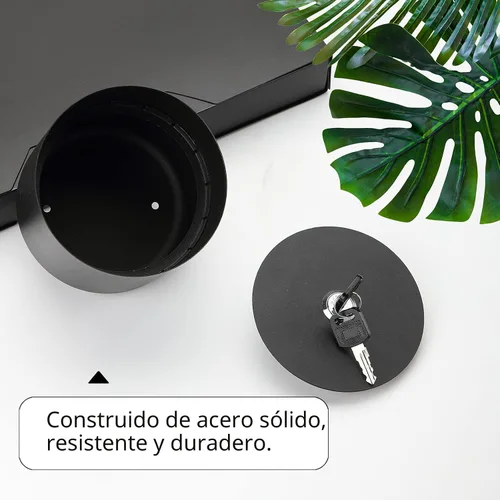 Miniatura 5 de Younion Caja fuerte de desviación para macetas con cerradura de llave, caja de seguridad secreta oculta, perfecta para ocultar los objetos de valor