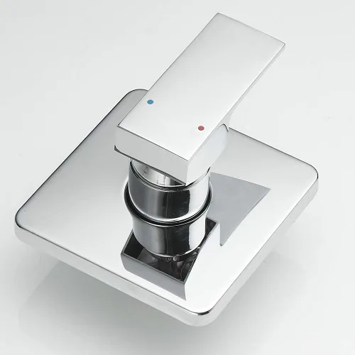 Miniatura 4 de Kit de molduras de ducha de una sola función con válvula áspera, juego de ducha de lluvia para baño, sistema de grifo de ducha de lluvia con cabezal