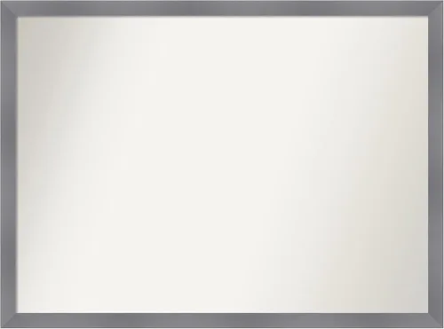 Miniatura 233 de Amanti Art Espejo personalizado, espejo de baño gris plomo a rayas, espejo de pared o espejo de tocador de baño sobre el fregadero