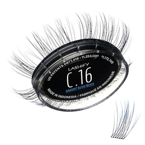 Miniatura 36 de Lashify Curl - Extensiones de pestañas Gossamer DIY de 0.394 pulgadas, color negro, pestañas postizas fáciles para un aspecto natural