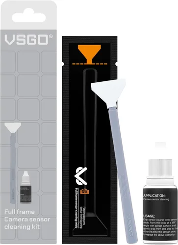 Miniatura 12 de VSGO Kit de limpieza de sensor de fotograma completo, 12 hisopos de sensor y limpiador de sensor de 0.3 fl oz para cámara DSLR Nikon Sony Canon