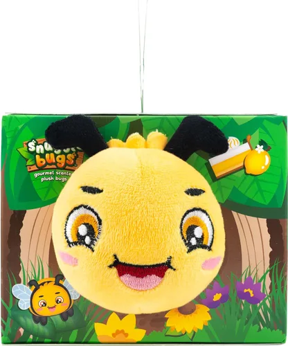 Miniatura 4 de Scentco Snuggle Bugs (Bumble Bee), juguete de peluche con aroma a tarta de merengue de limón, regalos para niños, guía de regalos, aromaterapia