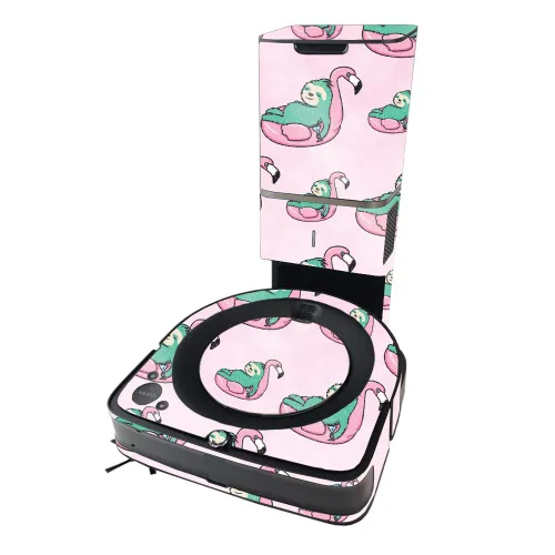 Miniatura 7 de MightySkins - Piel brillante con purpurina compatible con iRobot Roomba s9+ Vacuum - Castle Unicorns, acabado brillante con purpurina, fácil