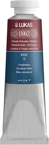 Miniatura 139 de Lukas 1862 Pintura al Óleo para Artistas Profesionales - Colores Tierra Amarillentos, 37 mL - Juego de 4 - Destacada Resistencia a la Luz, Sin
