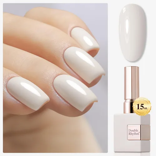 Miniatura 51 de Double Rhythm 15ml de esmalte de uñas en gel, color puro, mismo color, misma botella, esmalte de uñas de remoción para arte de manicura en salón