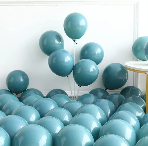 Miniatura 4 de Kit de Arco de Guirnalda de Globos de Auto de Carreras 166PCS Azul Polvoriento Negro Globos de Látex Rueda Globos de Papel Aluminio a Cuadros