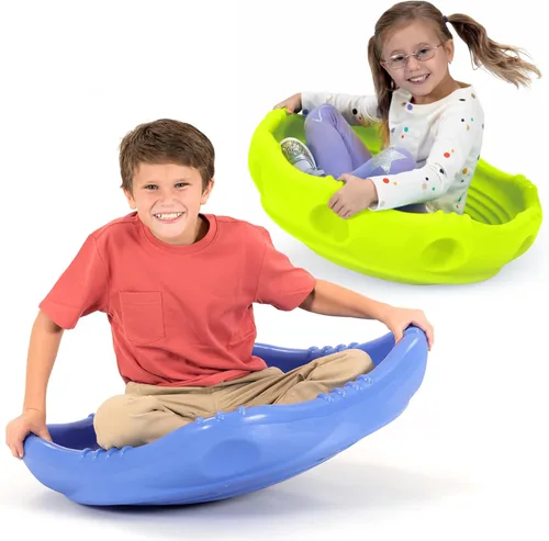 Miniatura 8 de Simplay3 Disco Tambaleante Rock Around de Dos Lados y Cúpula de Escalada para Niños Pequeños y Niños - Balanceo y Escalada - Interior/Exterior